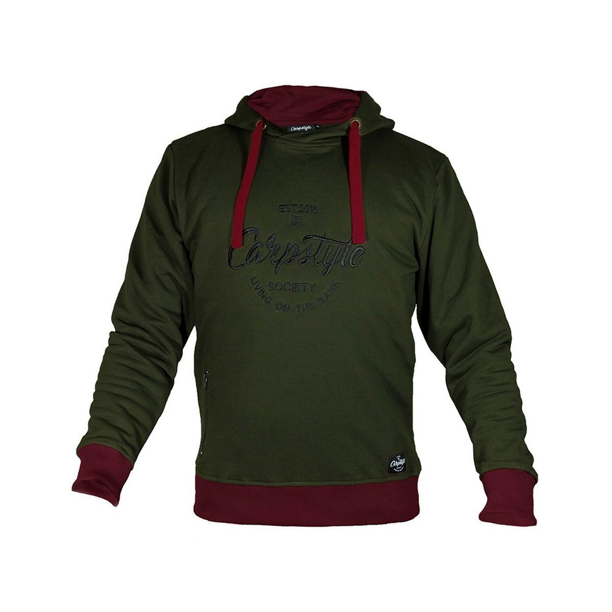 CARPSTYLE Mikina Green Forest Hoodie - L