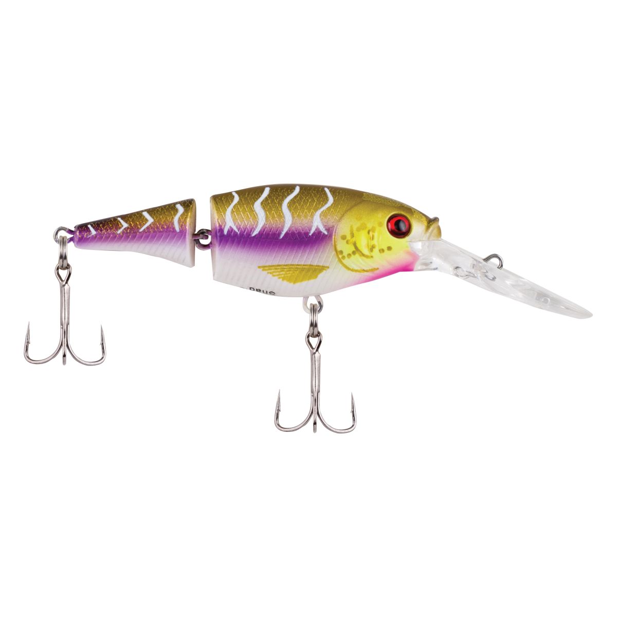 FLICKER SHAD JOINTED 5CM PURPLE TIGER