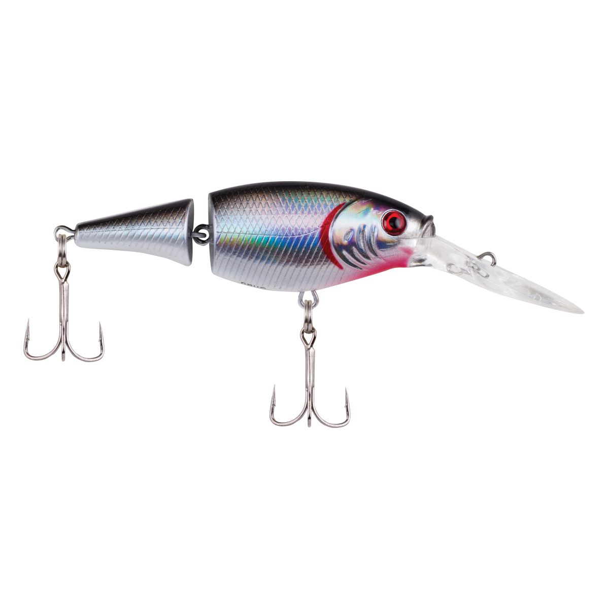 FLICKER SHAD JOINTED 7CM BLACK SILVER