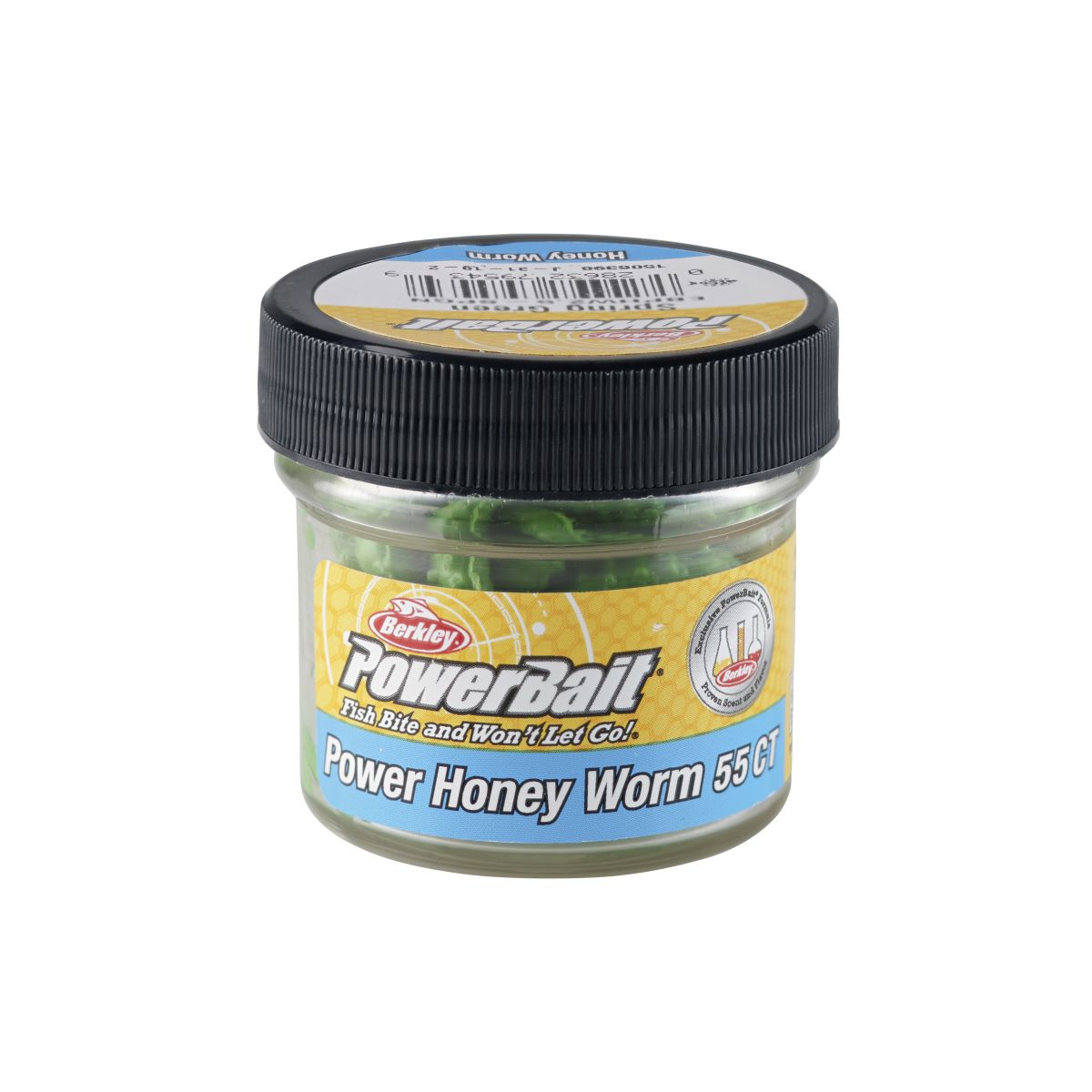 Vosí larvy Berkley PowerBait Power Honey Worm 2,5cm 55ks Spring Green Česnek