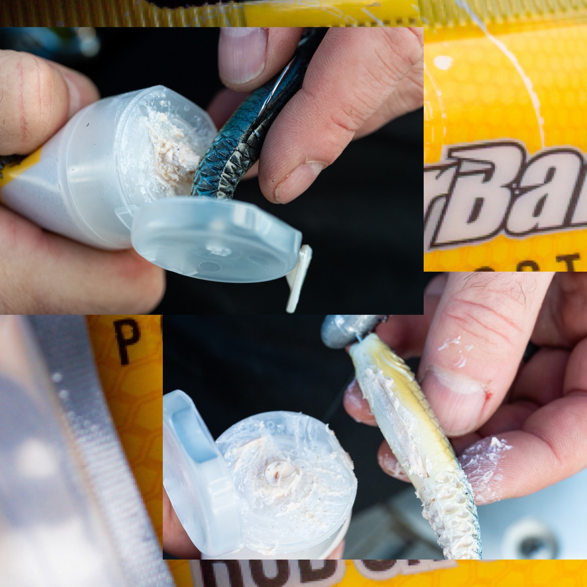 Gel Powerbait Pike Fishoil Orange Gold Flake 80 ml