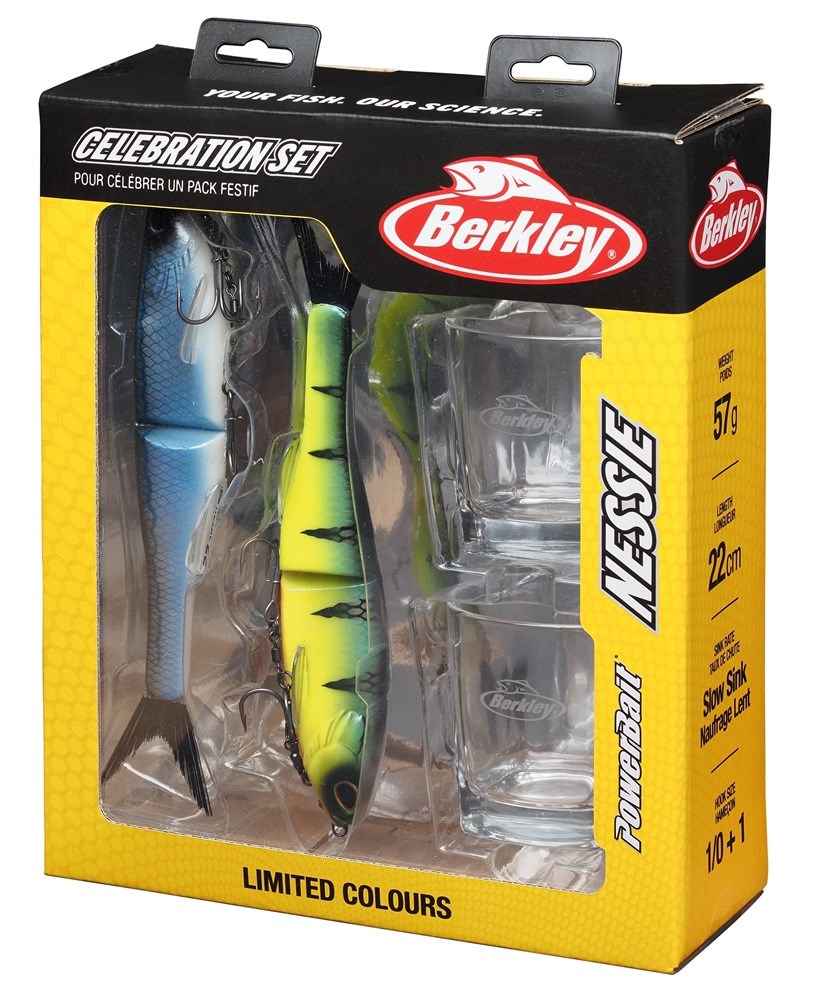 Dárkový Set Gumových Nástrah a Panáků Berkley Nessie 22 cm 57 g