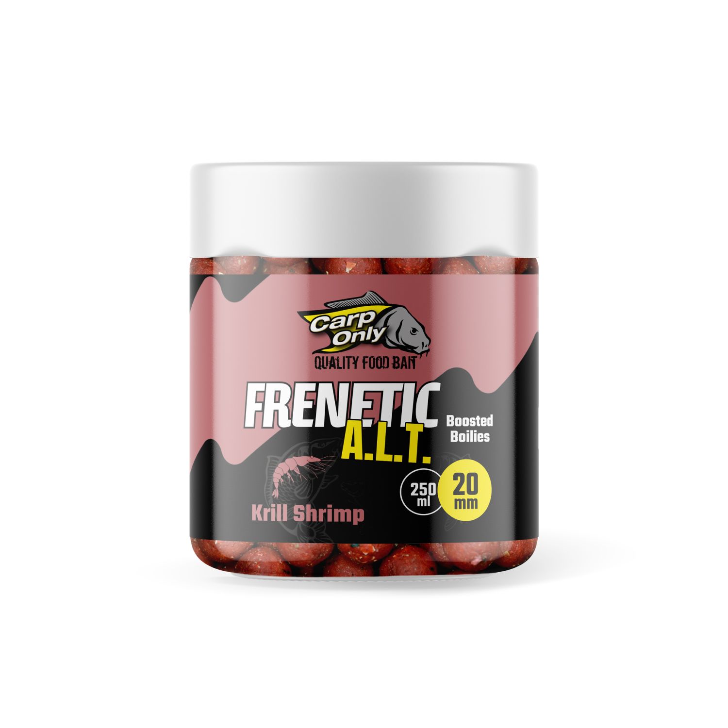 Frenetic A.L.T. Boosted Boilies Krill a Kreveta 20 mm 250 ml