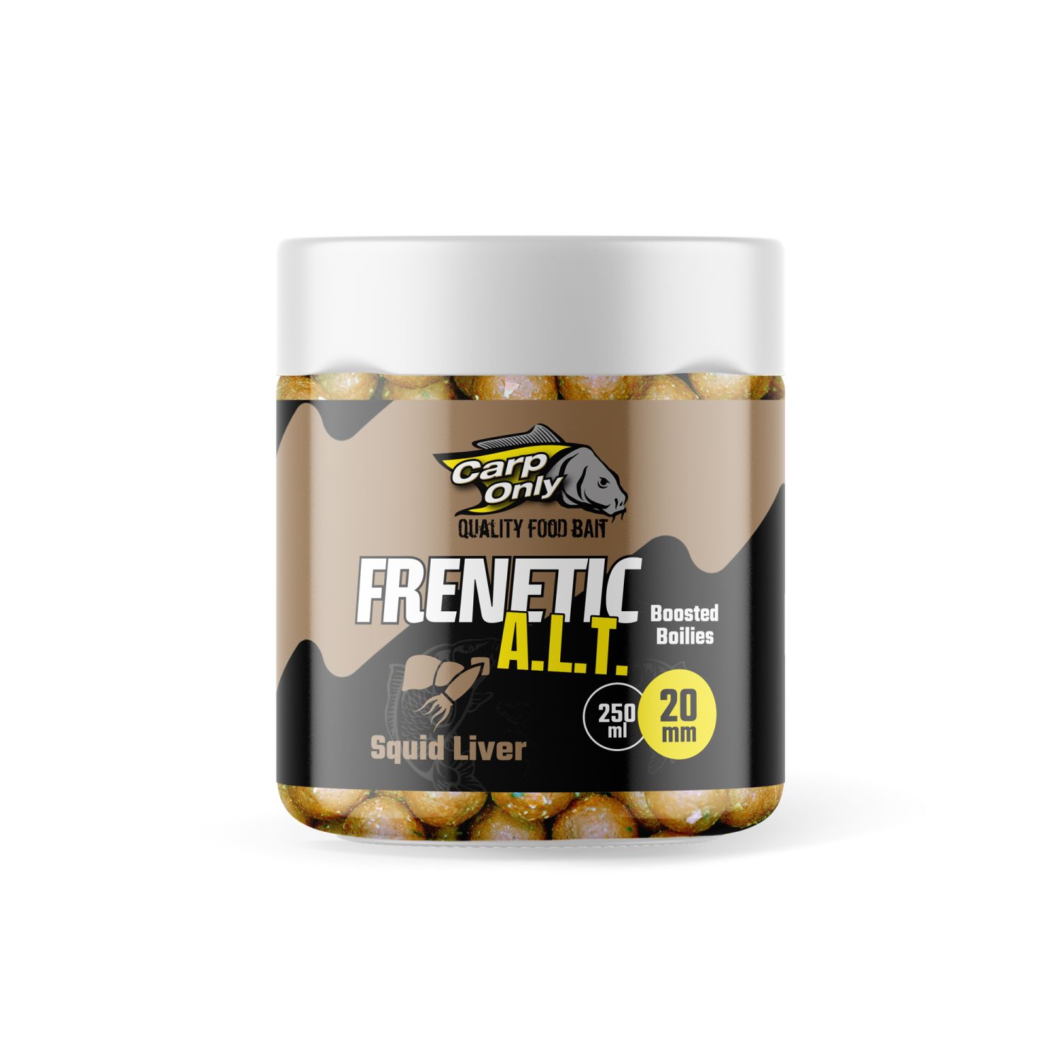 Frenetic A.L.T. Boosted Boilies Oliheň a Játra 20 mm 250 ml
