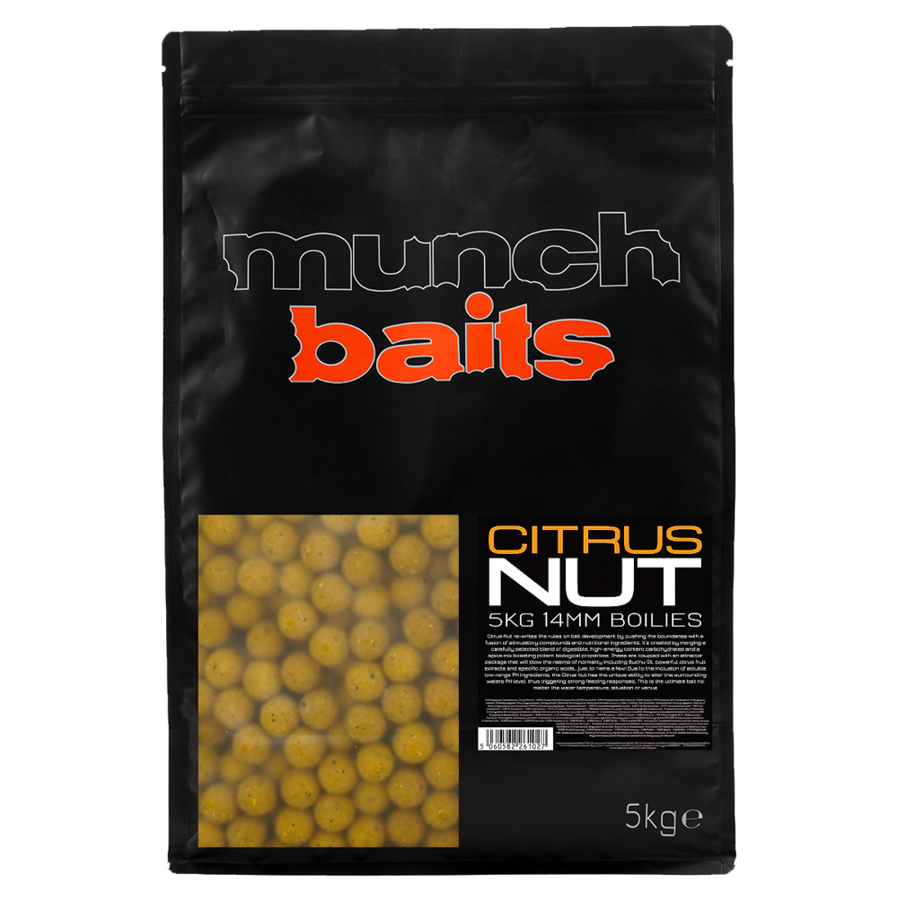Munch Baits Citrus Nut Boilies 14mm 5kg