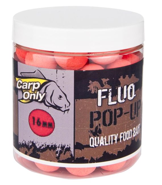 CARP ONLY FLUO POP UP BOILIE RED 20MM 80G